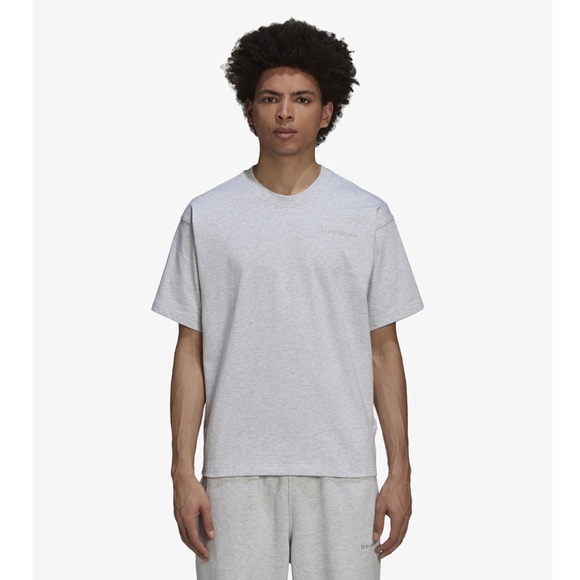 adidas x Pharrell Williams Humanrace Basics Shirt Light Grey - Picture 1 of 11